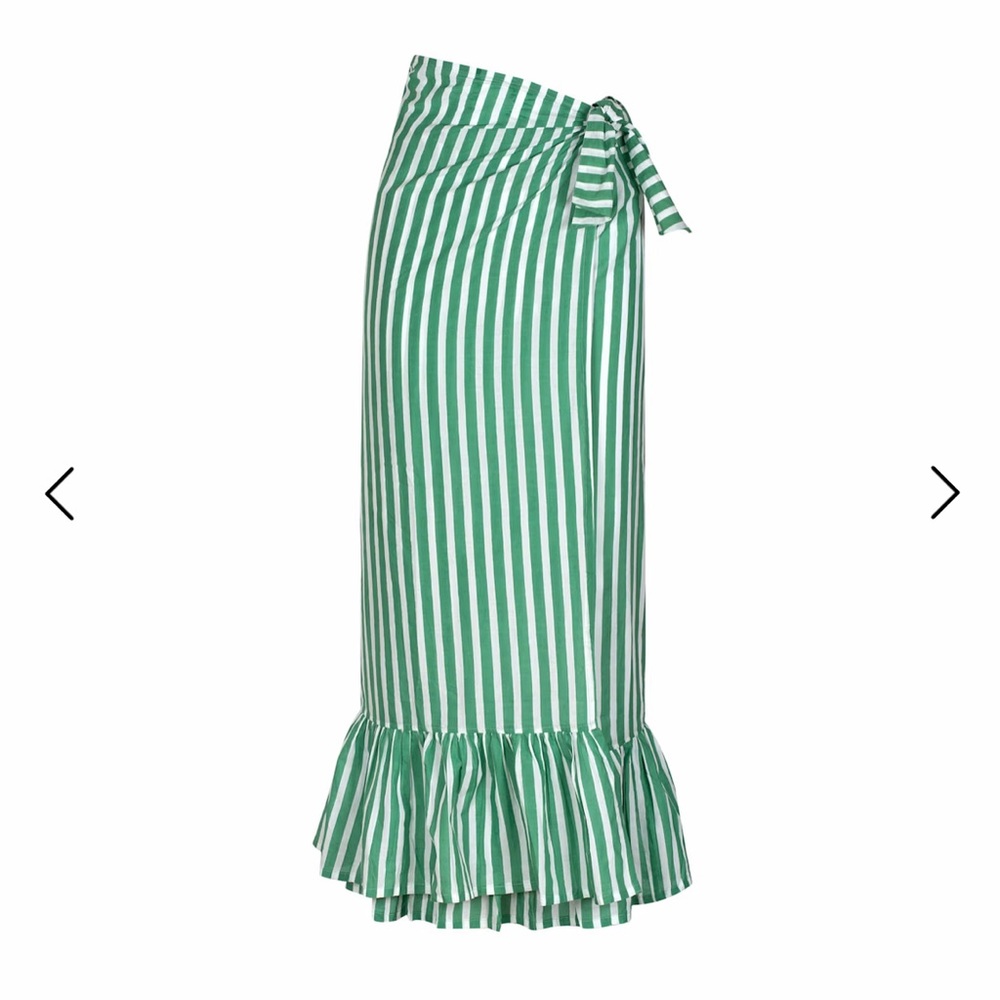 Sunshine Tienda Sarong / Pareo in Green Stripe
